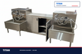 TITAN Embalming Station & Casework Combo — professional mortuary equipment by TITAN
