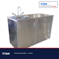 TITAN Stainless Veterinary Exam & Operating Table with Sink – 1400-VES — professional mortuary equipment by TITAN