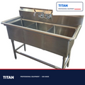 TITAN Triple Scrub Station – Model 1035-06-3 — professional mortuary equipment by TITAN