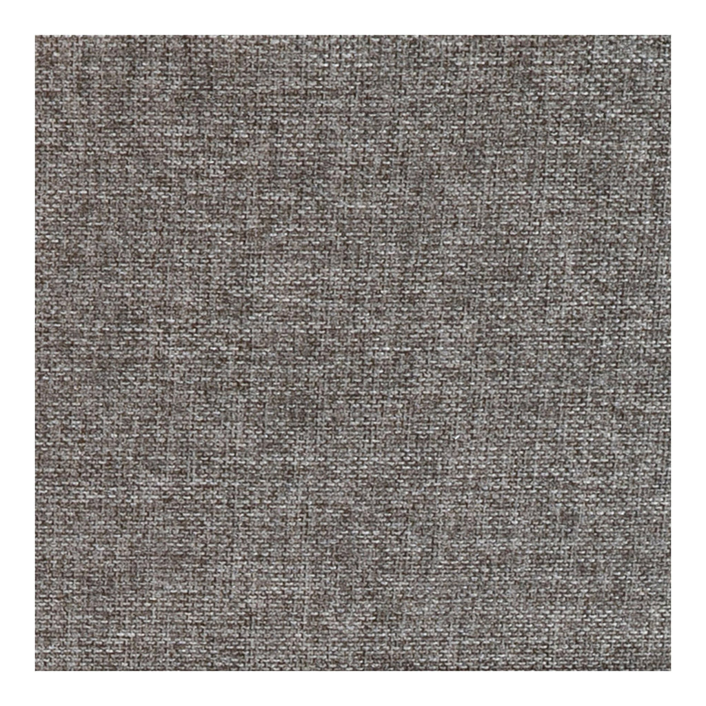 A close-up of the gray fabric on a TITAN church chair with wood accent arms.