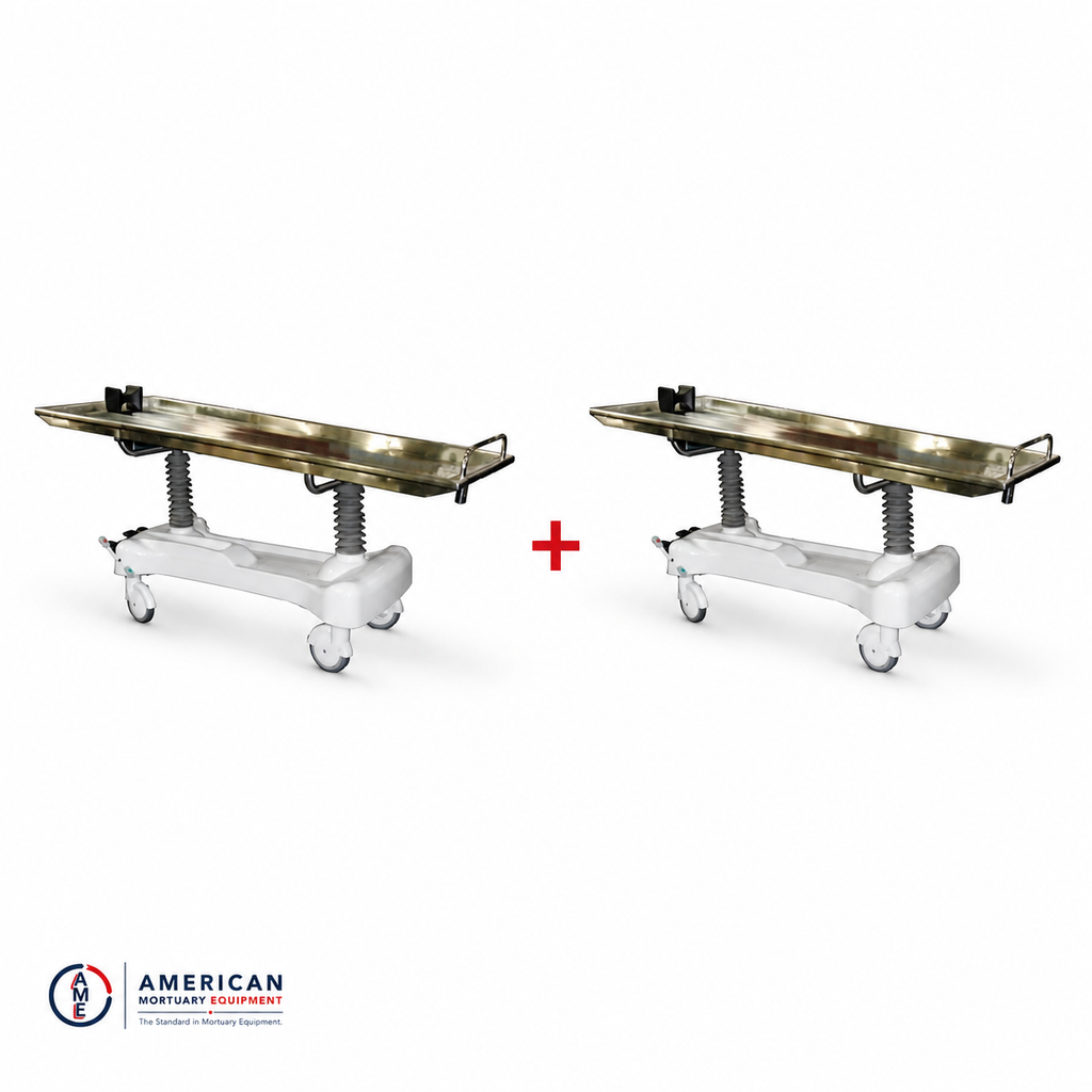 TITAN 2-Pack Oversized Hydraulic Embalming Tables — detail 2