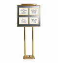 Four Listing Dual Pedestal Directory