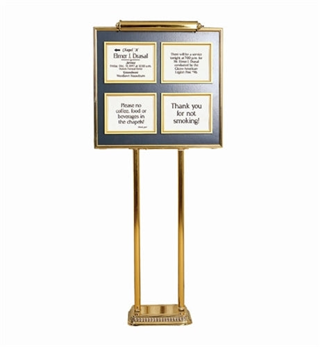 Four Listing Dual Pedestal Directory