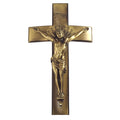 16" Cast Exterior Crucifix