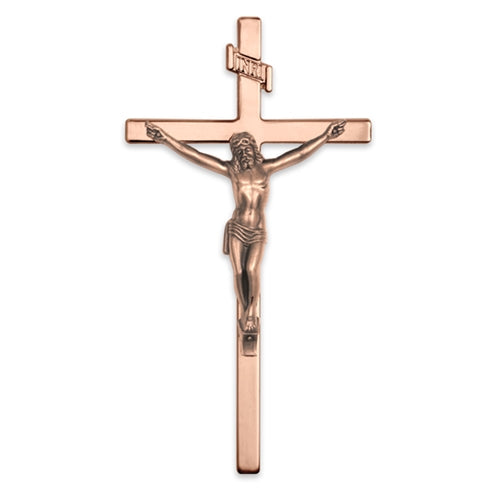 12" Cast Exterior Crucifix