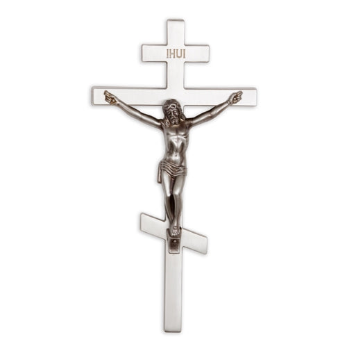 12" Cast Exterior Crucifix