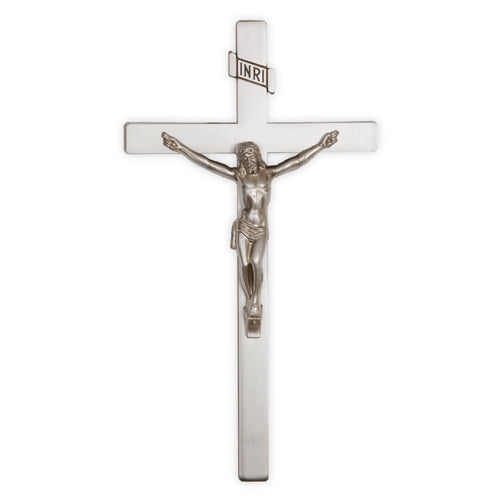 14" Cast Exterior Crucifix