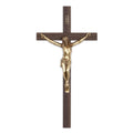 12" Walnut Exterior Crucifix