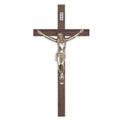 12" Walnut Exterior Crucifix