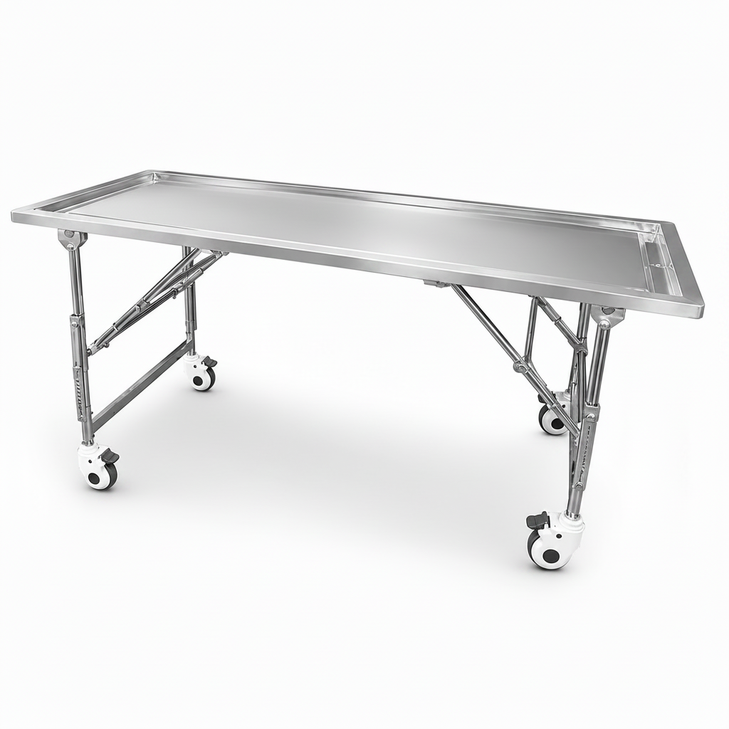 TITAN Economy Multi-Height Folding Embalming Table — detail 5