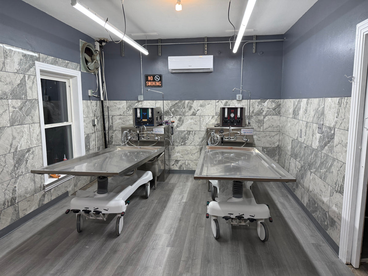 TITAN 2-Pack Oversized Hydraulic Embalming Tables — detail 11