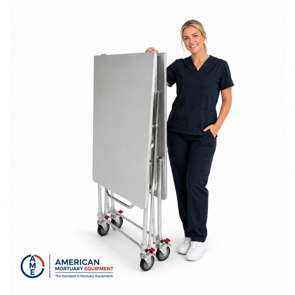 TITAN 6-Pack Folding Mortuary Dressing Tables — detail 2