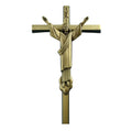 14" Cast Exterior Crucifix