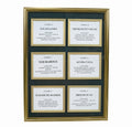 Six Panel Wall Directory with Over Door
