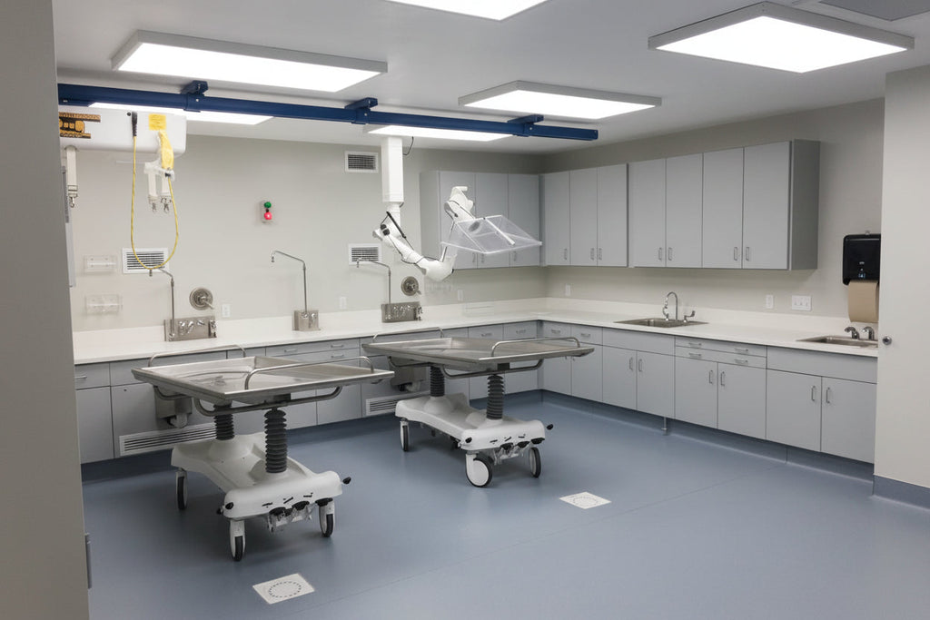 TITAN 2-Pack Oversized Hydraulic Embalming Tables — detail 6