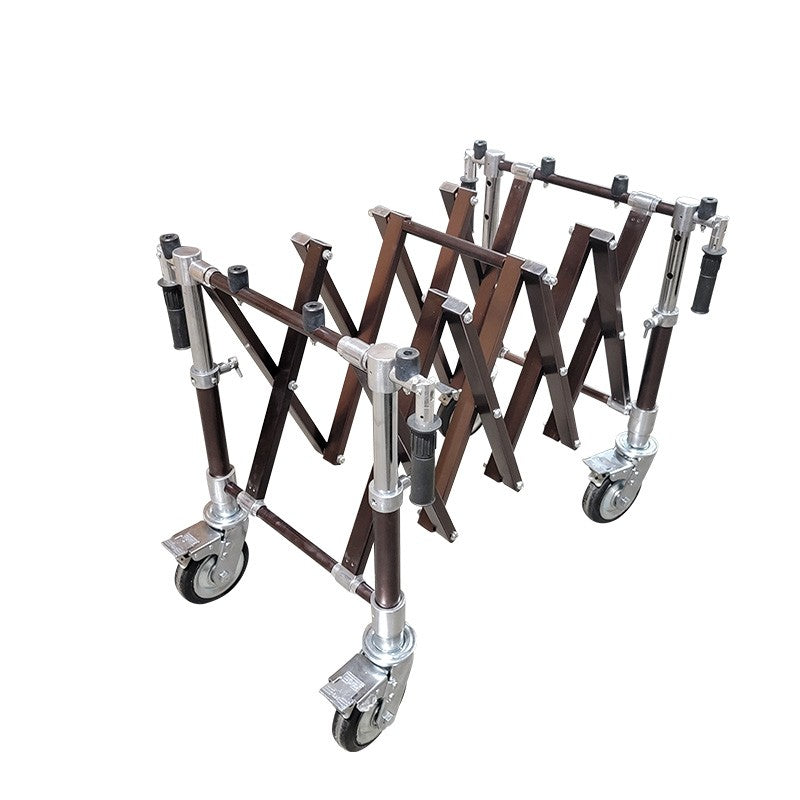 Bronze folding church truck alternate working view