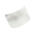 Clear face shield replacement lens