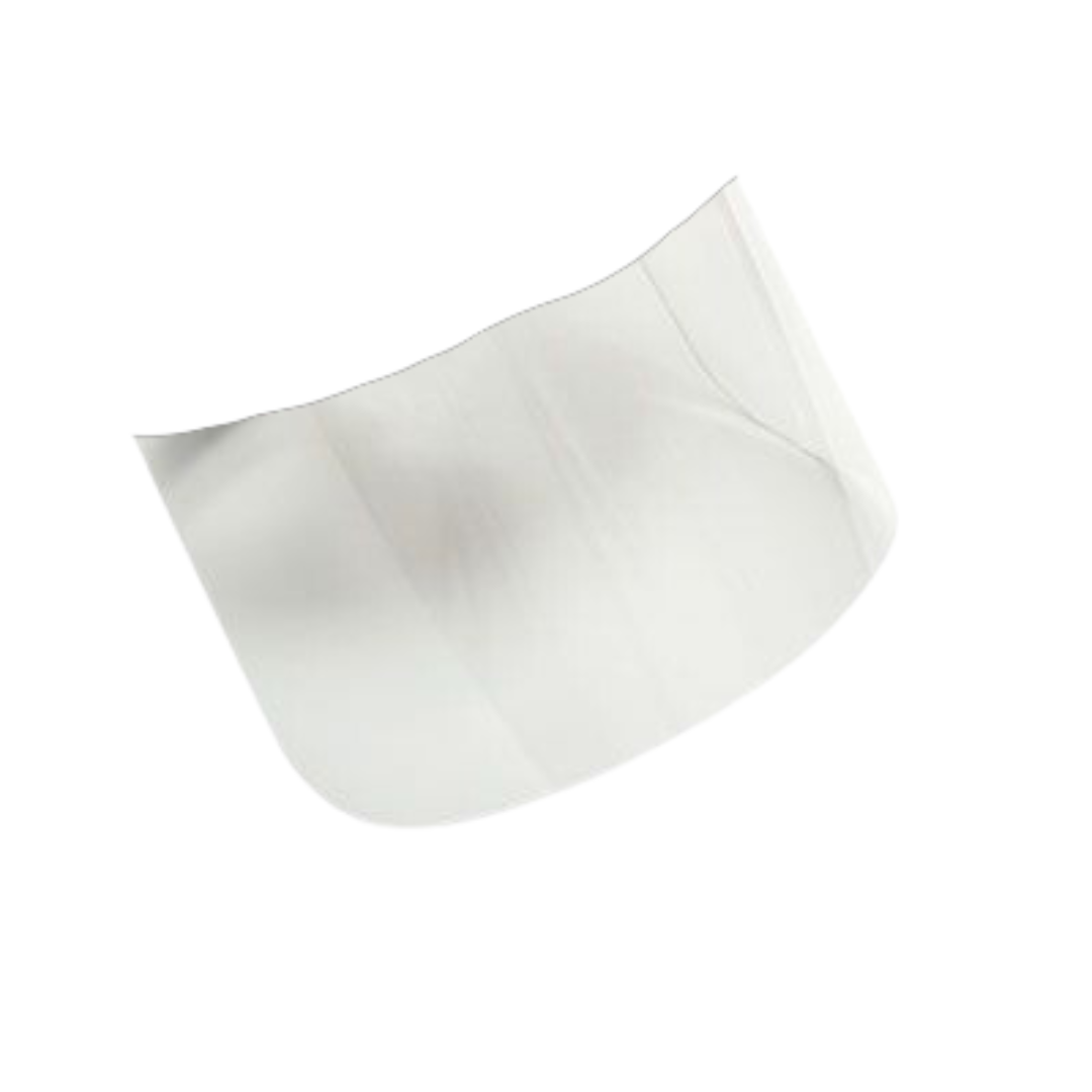 Clear face shield replacement lens