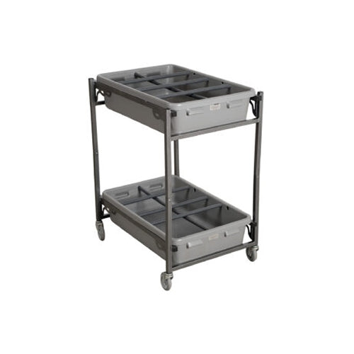Commercial Folding Flower Cart — FC40 — detail view 6 for professional funeral transport equipment