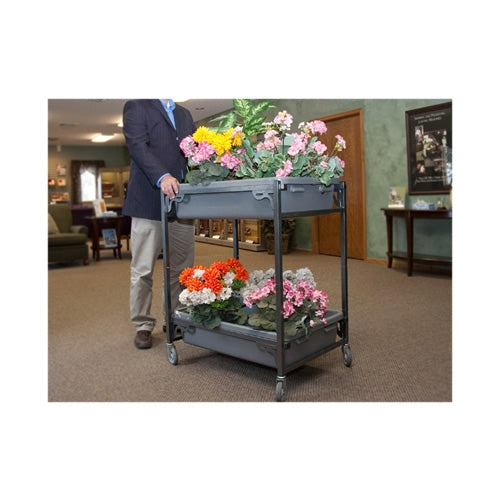 Commercial Folding Flower Cart — FC40 — detail view 7 for professional funeral transport equipment