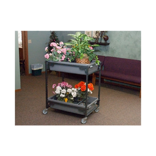Commercial Folding Flower Cart — FC40 — detail view 8 for professional funeral transport equipment