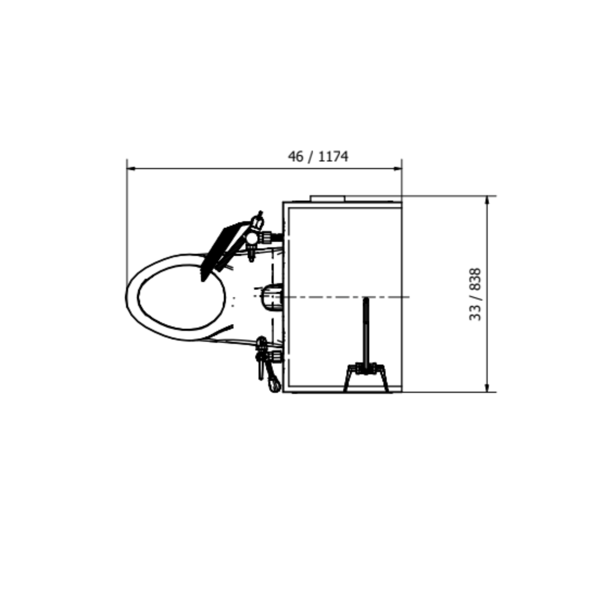 TITAN Flushing Embalming Station – Model 1036-9FS — detail 11