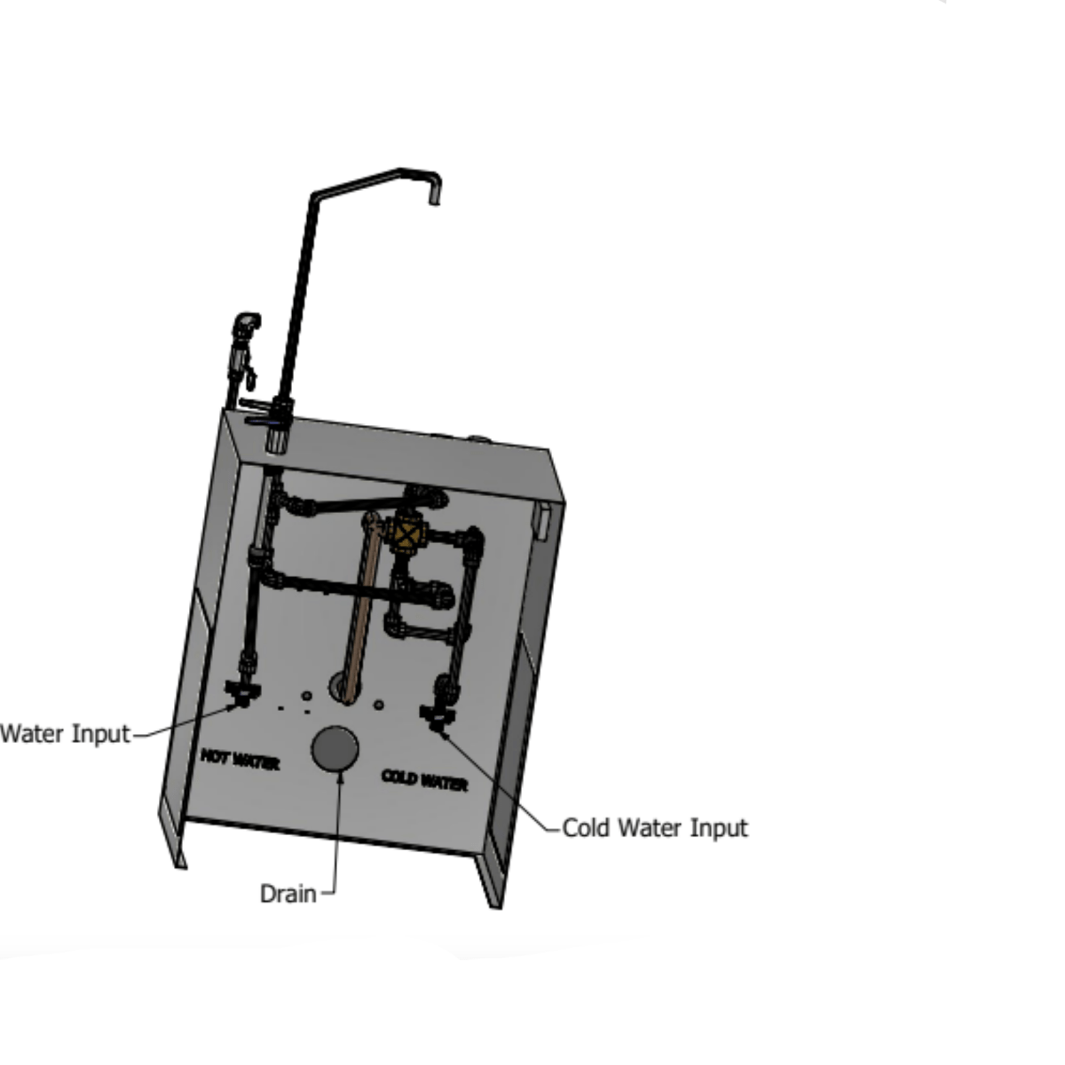 TITAN Flushing Embalming Station – Model 1036-9FS — detail 12