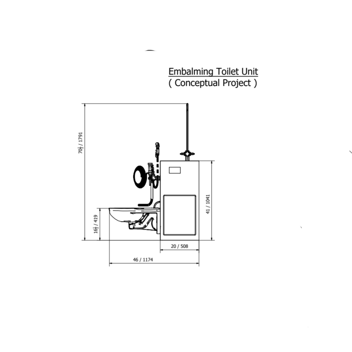 TITAN Flushing Embalming Station – Model 1036-9FS — detail 13