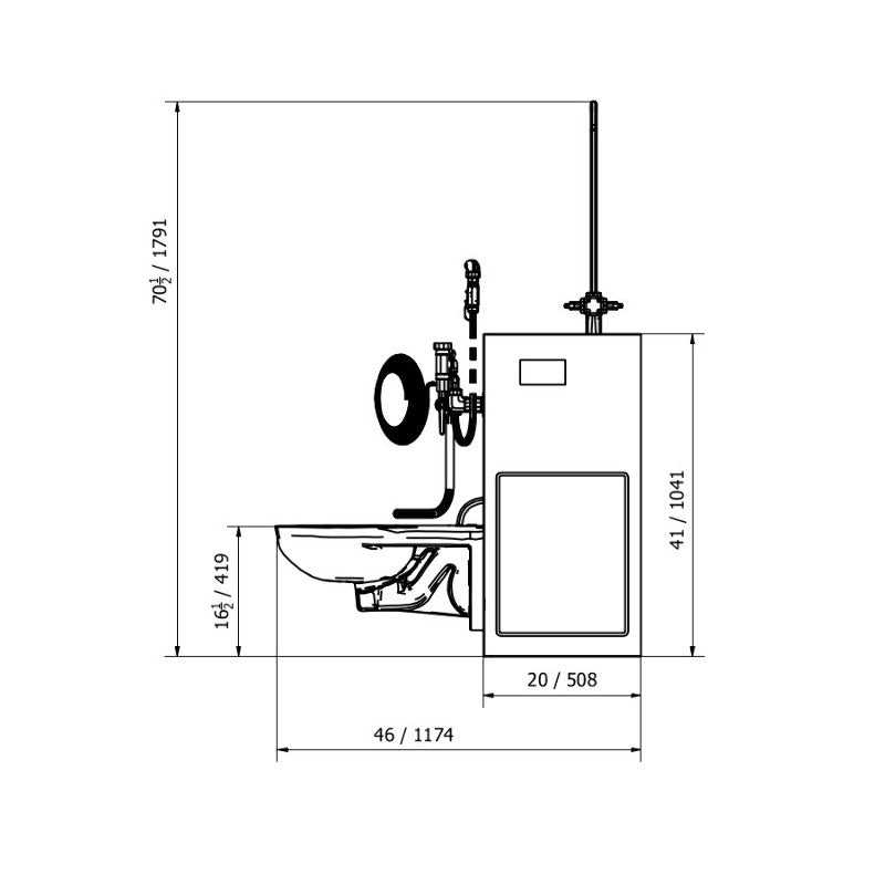 TITAN Flushing Embalming Station – Model 1036-9FS — detail 9