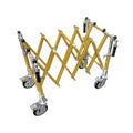 Gold folding church truck three-quarter view