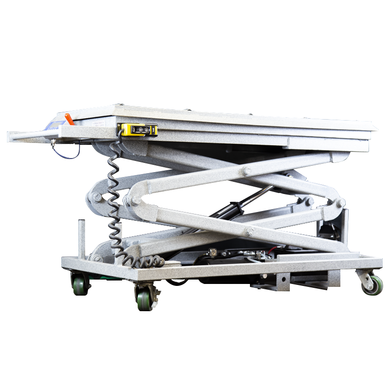 Hydraulic lift table for loading caskets and cases up to 1000 lbs