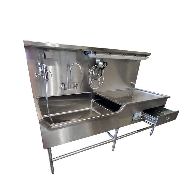TITAN 1036-8R Right-Hand Embalming Sink Station — detail 5