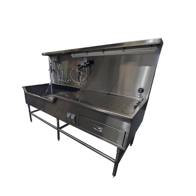 TITAN 1036-8R Right-Hand Embalming Sink Station — detail 6