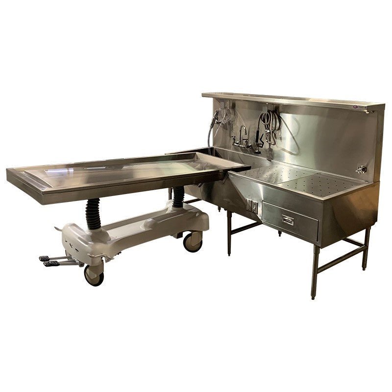TITAN 1036-8L Left-Hand Embalming Sink Station — detail 4