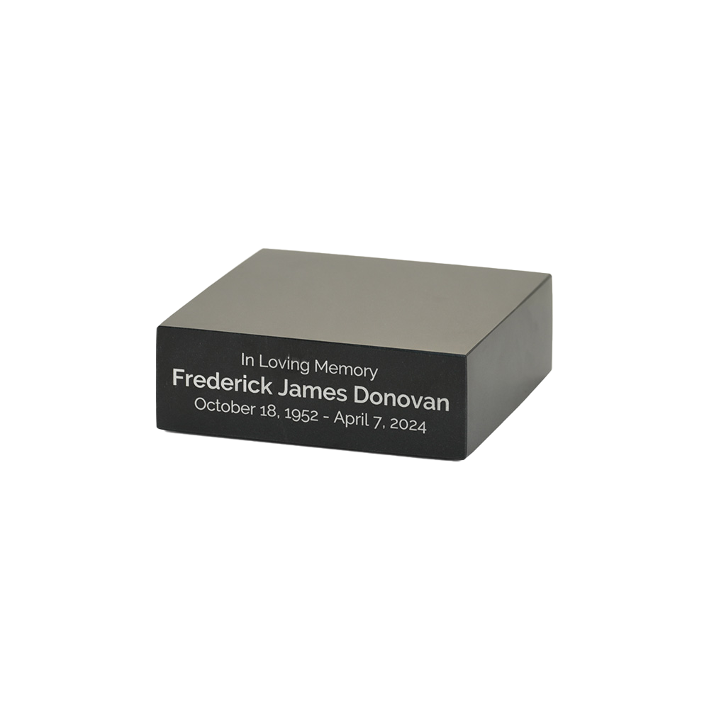 Marble Base – product view 4 – wholesale urn accessory for funeral homes