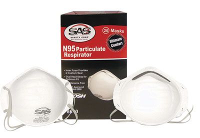 N95 particulate respirators NIOSH approved box of 20