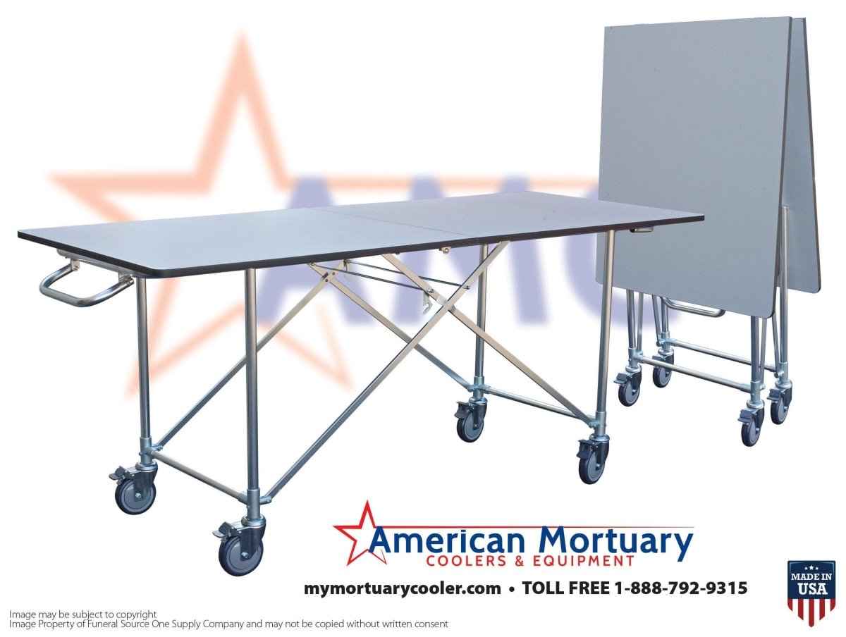 TITAN Extra Wide Folding Mortuary Dressing Table — detail 7