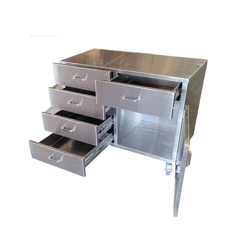 TITAN Rolling Cabinet with Drawers and Door – Model 1034-5WC — detail 3