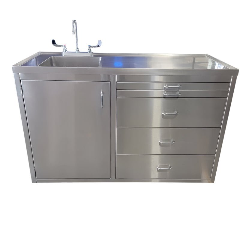 TITAN Stainless Veterinary Exam & Operating Table with Sink – 1400-VES — detail 3