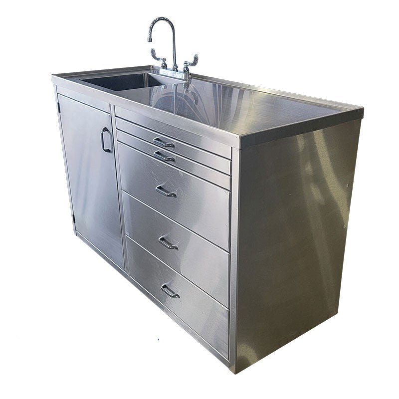 TITAN Stainless Veterinary Exam & Operating Table with Sink – 1400-VES — detail 2