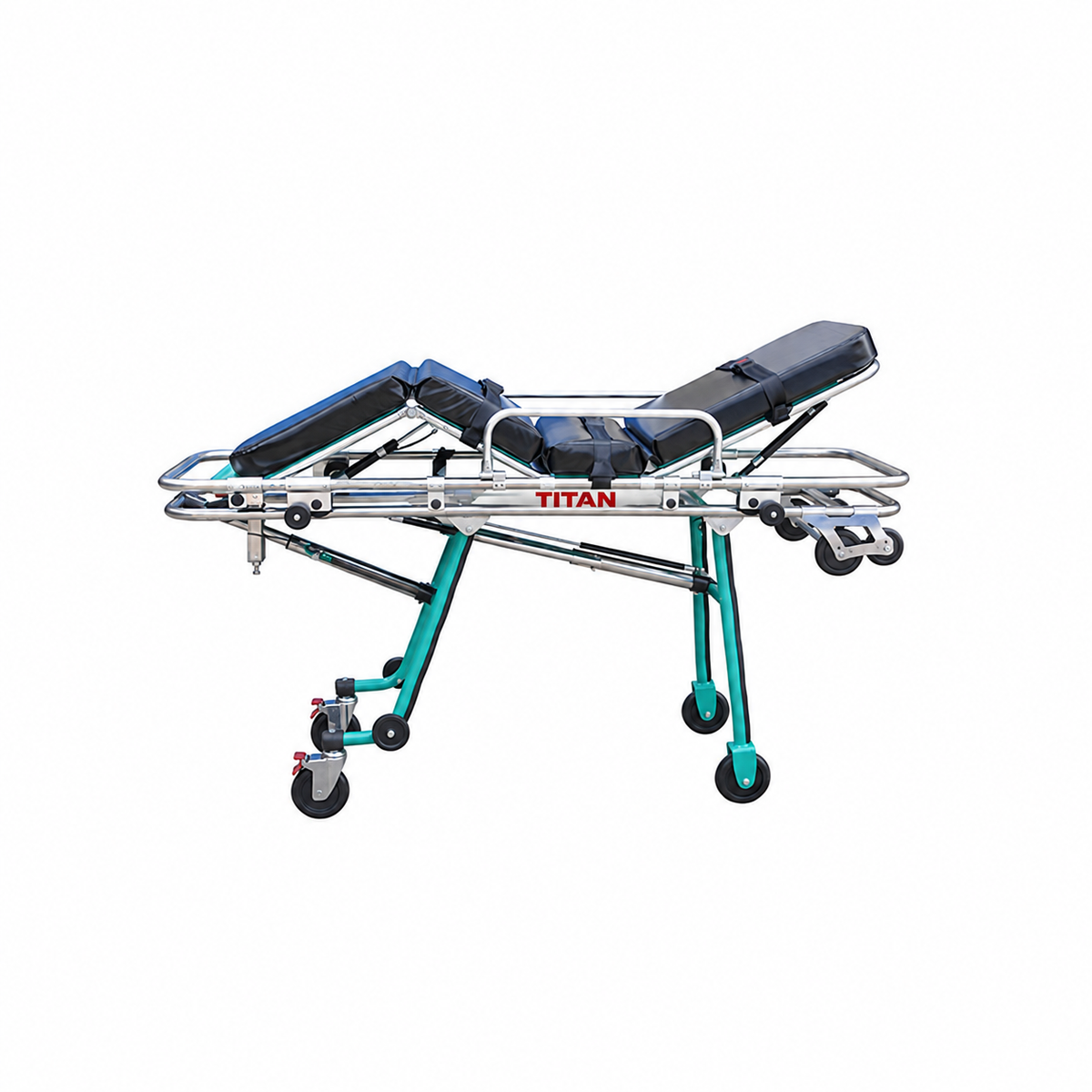 TITAN Pro H-Frame Multi-Height Ambulance Stretcher for EMS, ambulance, hospital and medical patient transport