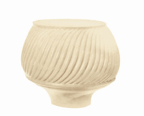 11-inch replacement lamp shade with 4-inch shank shown on a white background