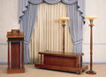 Classic Chapel Furniture Set shown together in the original product finish