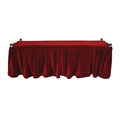 Frameless church truck drape shown extended