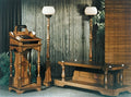 Heritage Chapel Furniture Set shown together in the original product finish