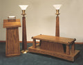 Legacy Chapel Furniture Set shown together in the original product finish