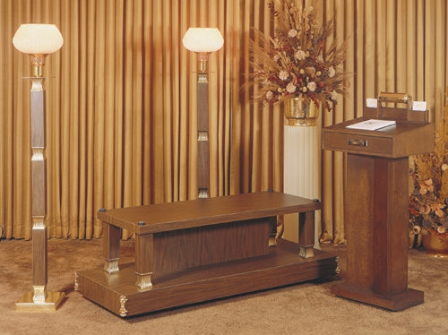 Sanctuary Chapel Furniture Set shown together in the original product finish
