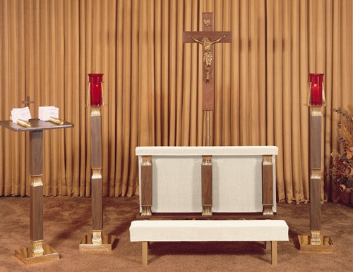 Sanctuary Devotional Furniture Set shown together in the original product finish