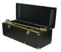Carrying case for telescopic lamps, shown with demonstration contents