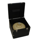 Carrying case for telescopic lamp shades, shown with demonstration contents